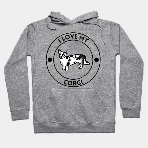 I Love My Corgi For Dog Lovers Hoodie by shirtastical